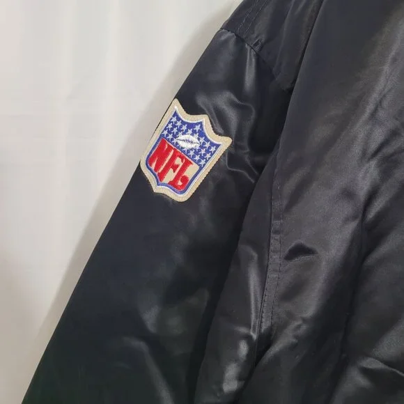Vintage Proline by Starter Raiders Satin Bomber Jacket Made in the U.S.A Size XL - Picture 6 of 16